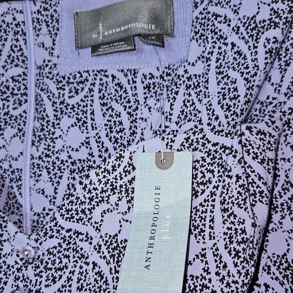Anthropologie The Cecily Fit & Flare Sweetheart Dress by Maeve Size 1X, NWT - Picture 10 of 14